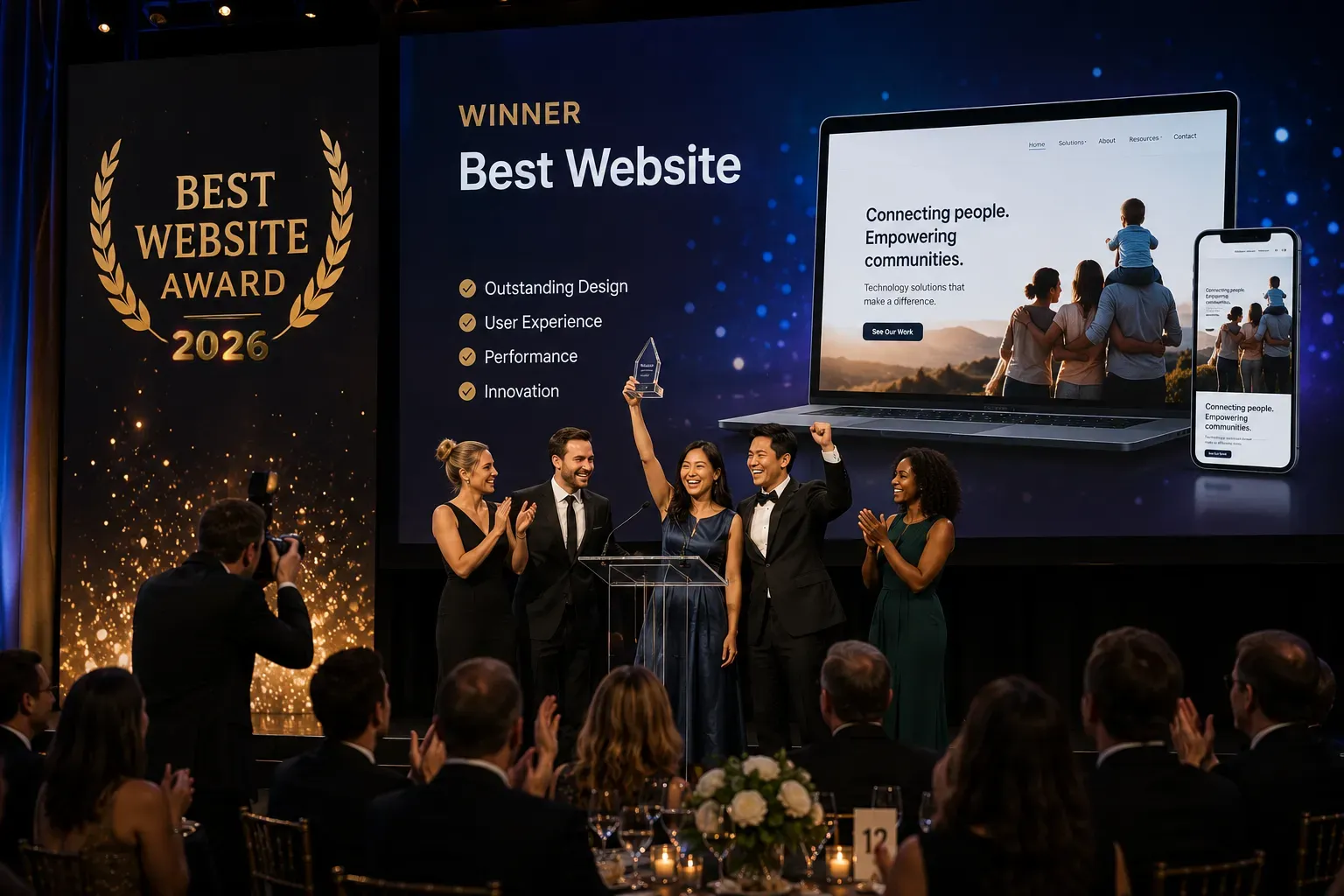 Best website awards illustration